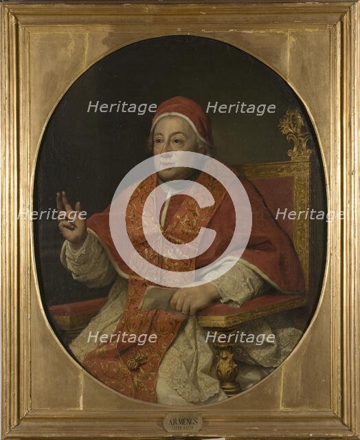 The Pope Clemens XIII, c18th century. Creator: Anton Raphael Mengs.