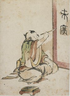 The Calligrapher, late 18th-early 19th century. Creator: Hokusai.