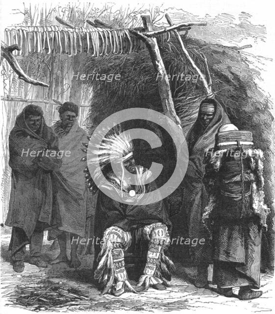 ''Pawnee Camp; Ocean to Ocean, the Pacific railroad', 1875. Creator: Frederick Whymper.