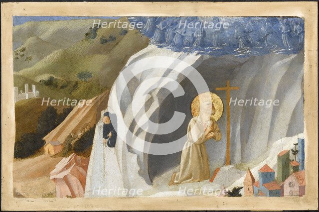 Saint Benedict Tempted in the Wilderness, 1430. Artist: Angelico, Fra Giovanni, da Fiesole (ca. 1400-1455)