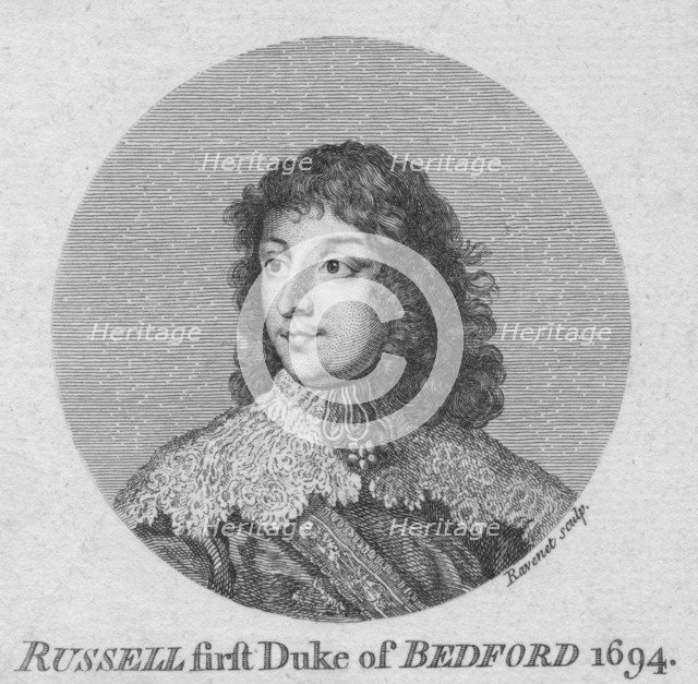 'William Russell, 1st Duke of Bedford', c1758. Artist: Simon François Ravenet.