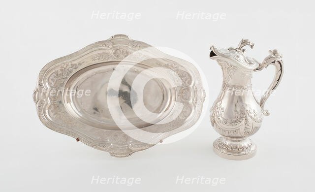 Ewer and Basin, Montpellier, 1766. Creator: Jean Bellon.