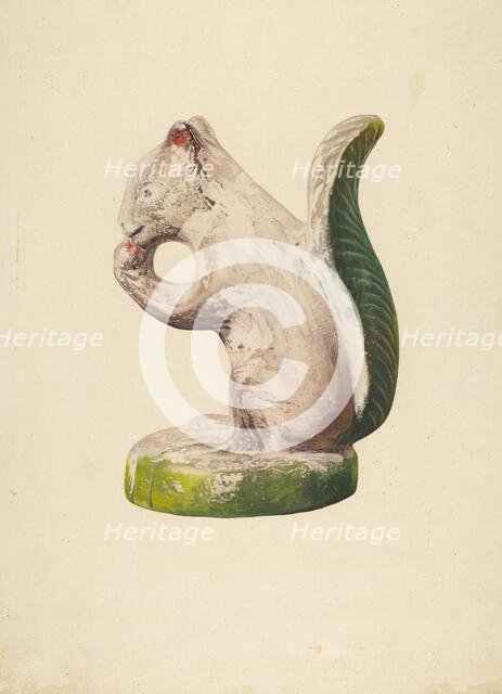 Squirrel, c. 1940. Creator: Beatrice DeKalb.