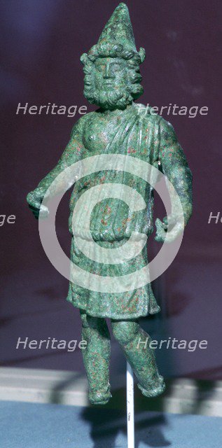 Roman bronze statuette of Vulcan found at Rainesse Farm, Catterick, Yorkshire. Artist: Unknown
