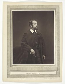 Jules Claretie, c. 1876. Creator: Etienne Carjat.