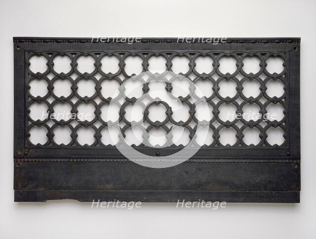Marquette Building: Elevator Grille Base, 1893/95. Creator: Holabird & Roche.
