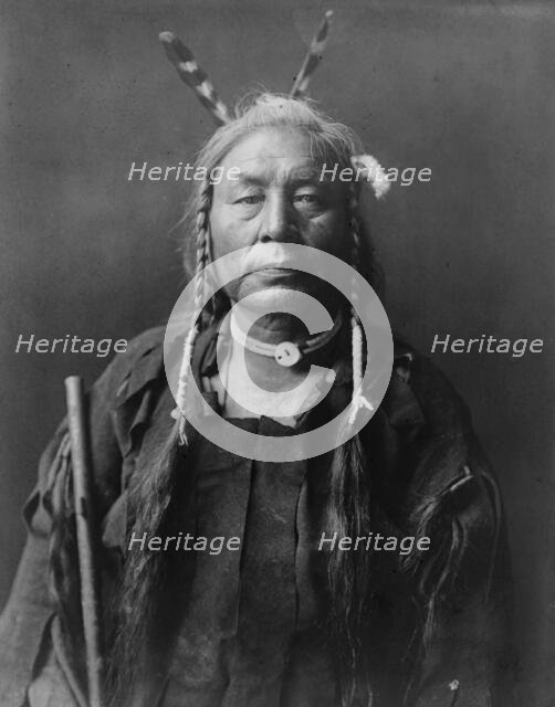Eagle Child-Atsina, c1908. Creator: Edward Sheriff Curtis.