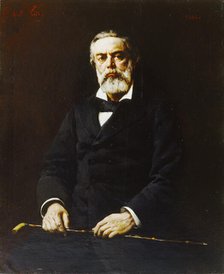 Portrait of Jules Vallès (1832-1885), 1881. Creator: Gill, André (1840-1885).