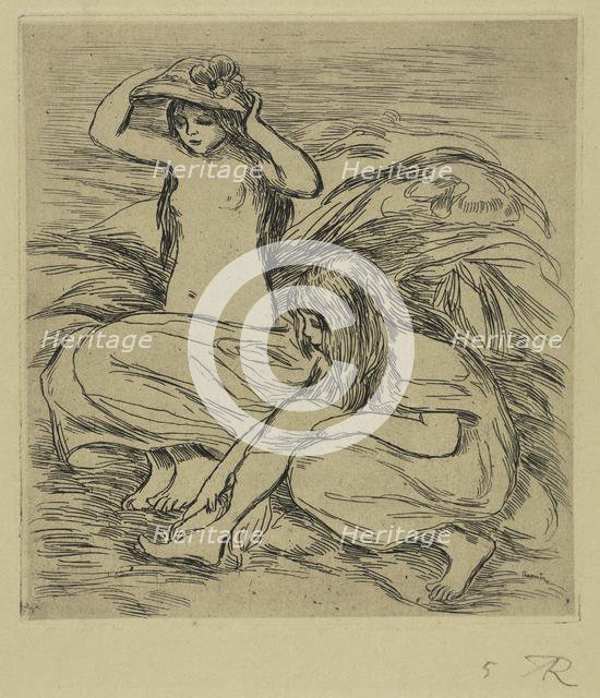 The Two Bathers, 1895. Creator: Pierre-Auguste Renoir (French, 1841-1919).
