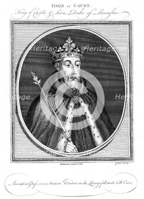 John of Gaunt, Duke of Lancaster (1340-1399). Artist: Unknown