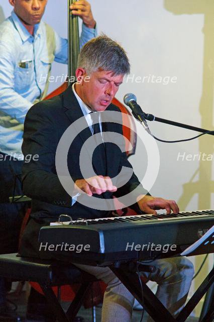 Neal Richardson, Splash Point Jazz, Eastbourne, East Sussex, UK, 28 Aug 2019. Creator: Brian O'Connor.