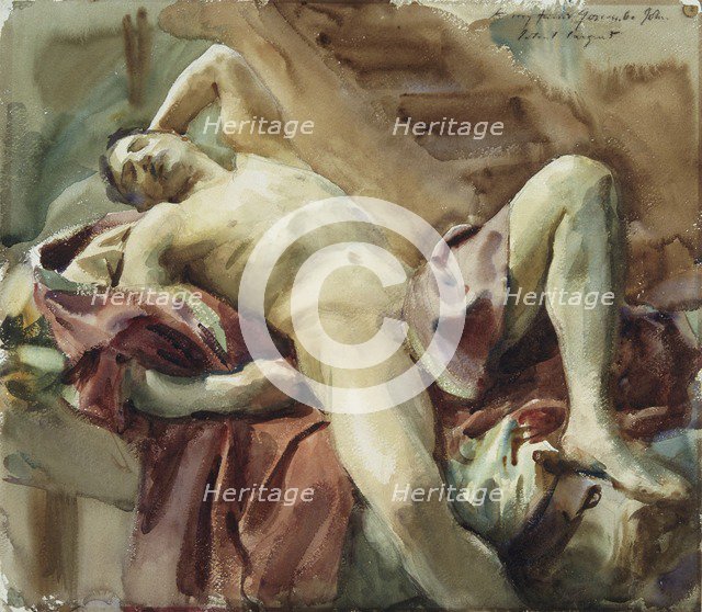 'Figure study', 1900. Artist: John Singer Sargent.