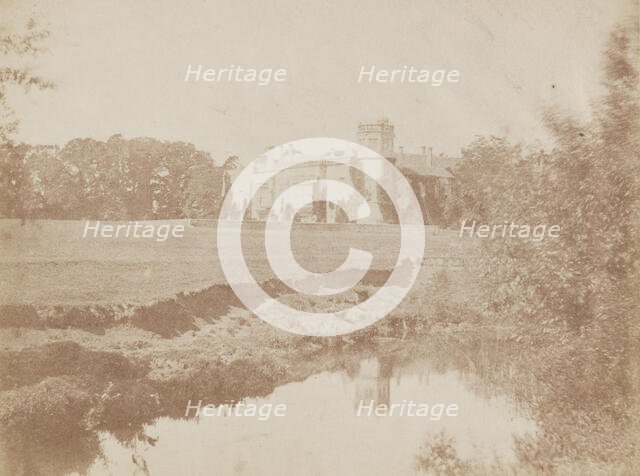 Lacock Abbey in Wiltshire, before September 1844. Creator: William Henry Fox Talbot.