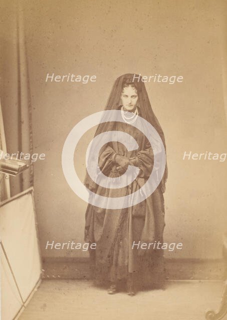 Sèriè à la Ristori, 1860s. Creator: Pierre-Louis Pierson.