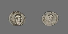 Denarius (Coin) Portraying Emperor Vitellius, 69 (late April-December). Creator: Unknown.