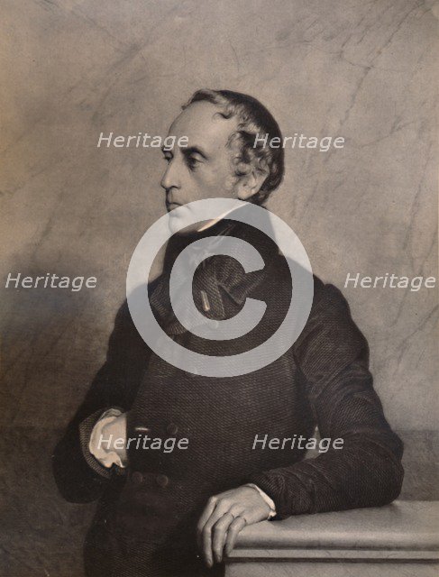 Francois Pierre Guillaume Guizot, French politician and historian, 19th century (1894). Artist: Luigi Calamatta.