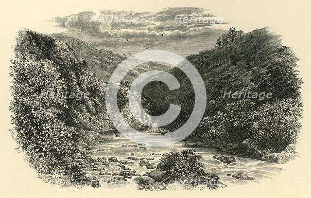 'On the Dart, Lover's Leap', c1890.  Creator: Unknown.