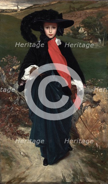 Portrait of May Sartoris. Artist: Leighton, Frederic, 1st Baron Leighton (1830-1896)