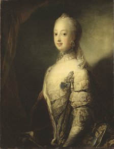 Portrait of Sophia Magdalena of Denmark (1746-1813), Queen of Sweden, 1765.
