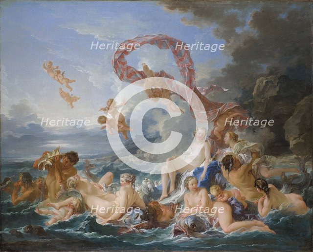 Triumph of Venus. Artist: Boucher, François (1703-1770)