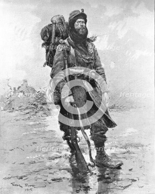 ''La Guerre de Tranchees; Le soldat de 1915, Le Poilu', 1915. Creator: Unknown.