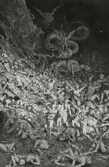 The Divine Comedy, (1307-1321): Inferno (Hell), 1888. Creator: Jean Edouard Dargent.