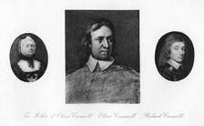 Elizabeth Cromwell, Oliver Cromwell, and Richard Cromwell, (1907). Artist: Unknown