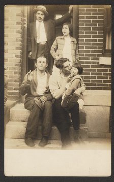 Family on Stoop, about 1926. Creator: John Frank Keith.