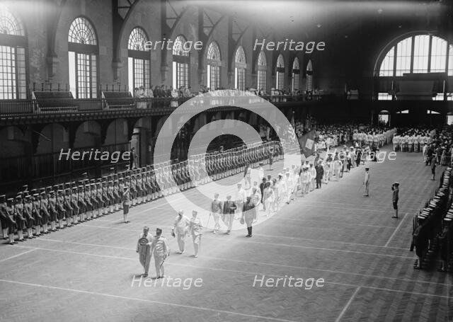 Naval Academy, U.S. - Graduation Exercises, 1917. Creator: Harris & Ewing.