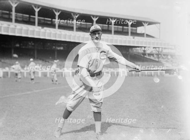 Heinie Zimmerman, Chicago, NL (baseball), 1910. Creator: Bain News Service.