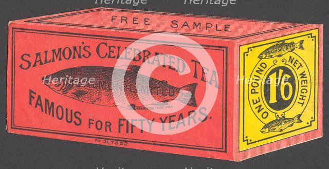 Salmons Tea, 1890s. Artist: Unknown