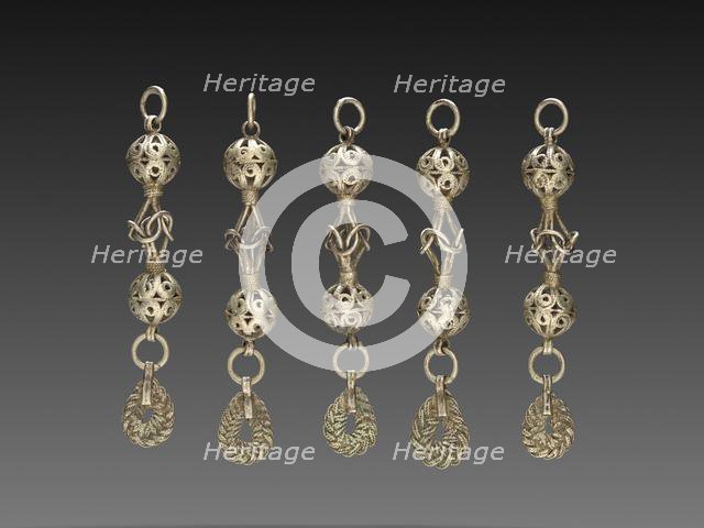 Set of Buttons, 1800s. Creator: Unknown.