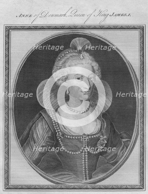 'Anne of Denmark, Queen of King James I', 1786. Creator: Unknown.