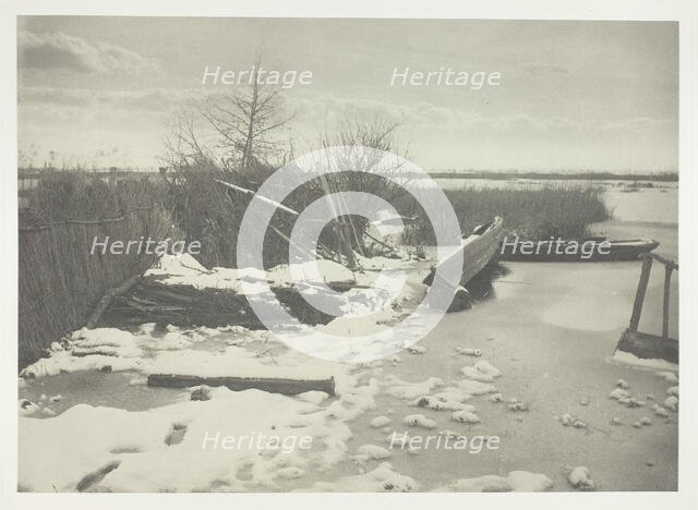 The First Frost, 1886. Creator: Peter Henry Emerson.