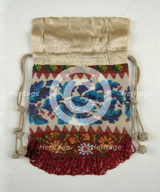 Pouch, American, 1830-60. Creator: Unknown.