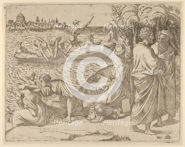 The Miraculous Draught of Fishes, 1540-50., 1540-50. Creator: Anon.