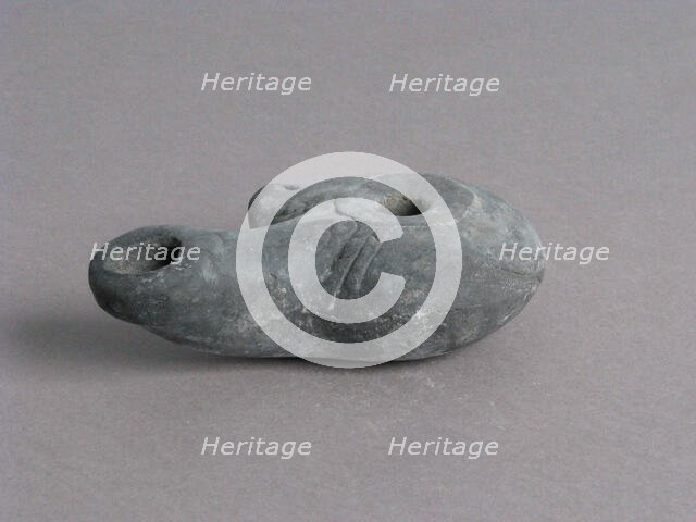 Oil Lamp, Coptic, 4th-7th century. Creator: Unknown.