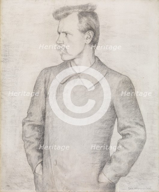 Fridtjof Nansen (1861-1930). Artist: Werenskiold, Erik Theodor (1855-1938)