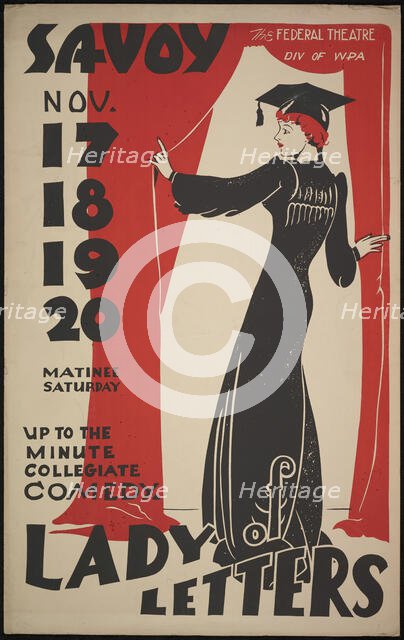 Lady of Letters, San Diego, 1938. Creator: Unknown.