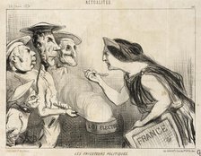 Les Fricoteurs Politiques, 13 June 1850. Creator: Honore Daumier.