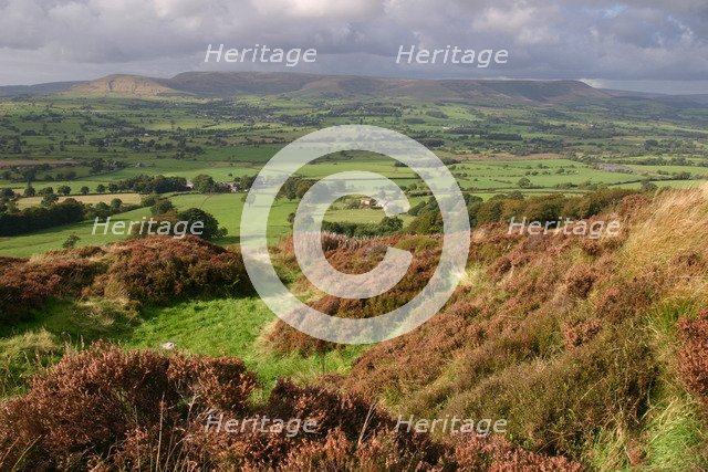 Chipping Vale from Longridge Fell, Lancashire.