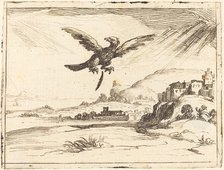 Eagle Losing an Old Feather, 1628. Creator: Jacques Callot.