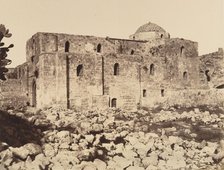 Jérusalem. église Ste Anne appartenant à la France, 1860 or later. Creator: Louis de Clercq.