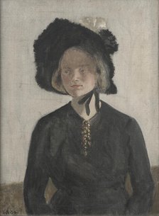 The Artist's Wife, Eva, 1906. Creator: Ivar Arosenius.