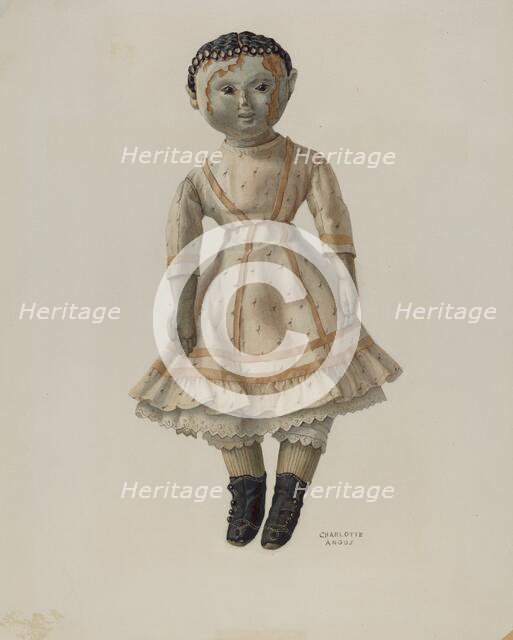 Rag Doll, c. 1939. Creator: Charlotte Angus.