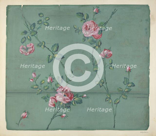 Wall Paper, c. 1939. Creator: Holger Hansen.