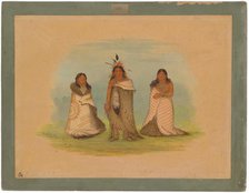 Puncah Indians, 1861. Creator: George Catlin.