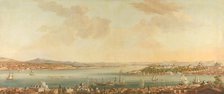 View of Constantinople (Istanbul) and the Seraglio from the Swedish Legation in Pera, c.1770-1780. Creator: Antoine van der Steen.