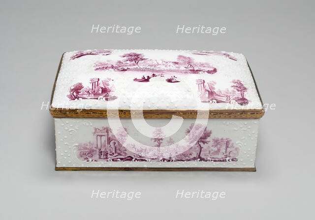 Casket, Battersea, 1750/99. Creator: Unknown.