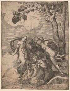The Finding of Moses, 1540s. Creator: Battista del Moro.